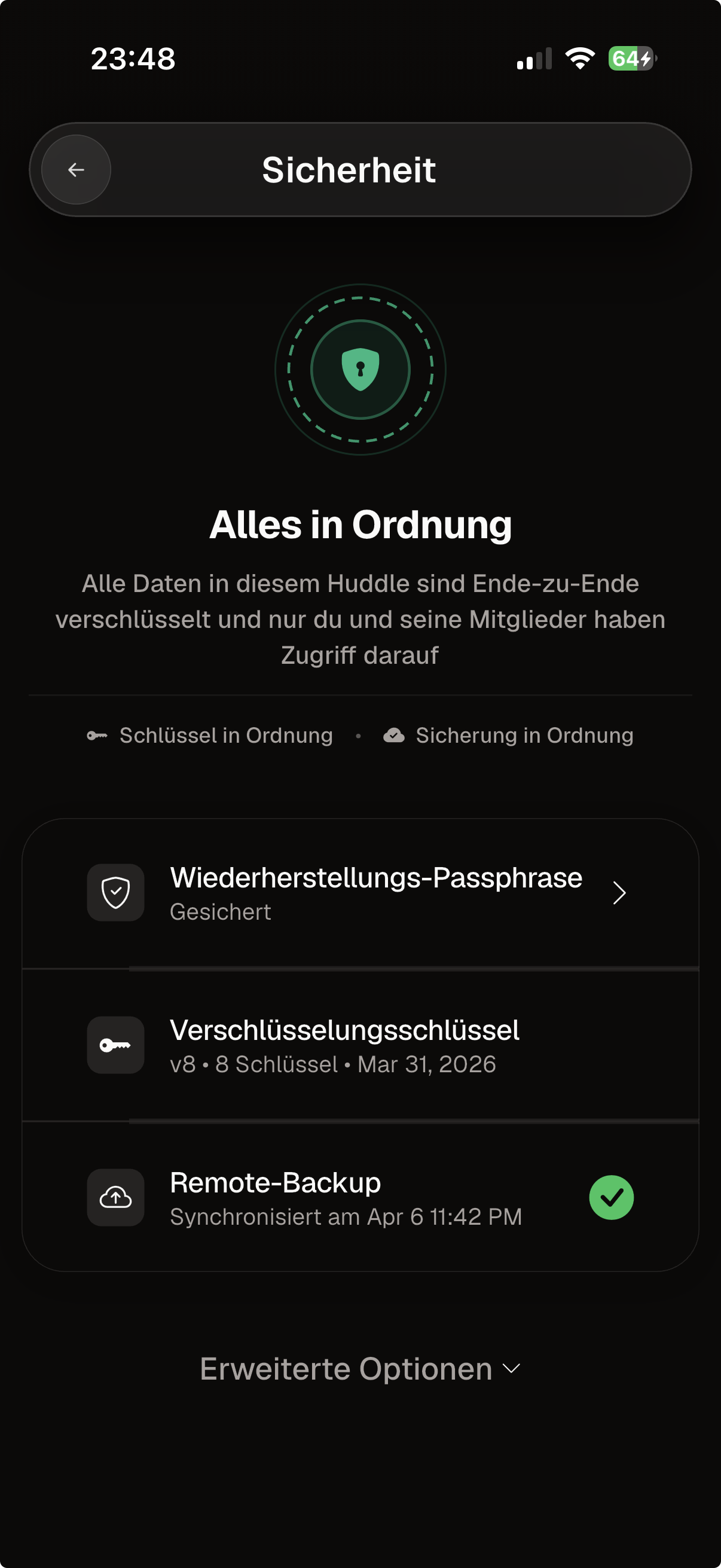 Encryption Screenshot