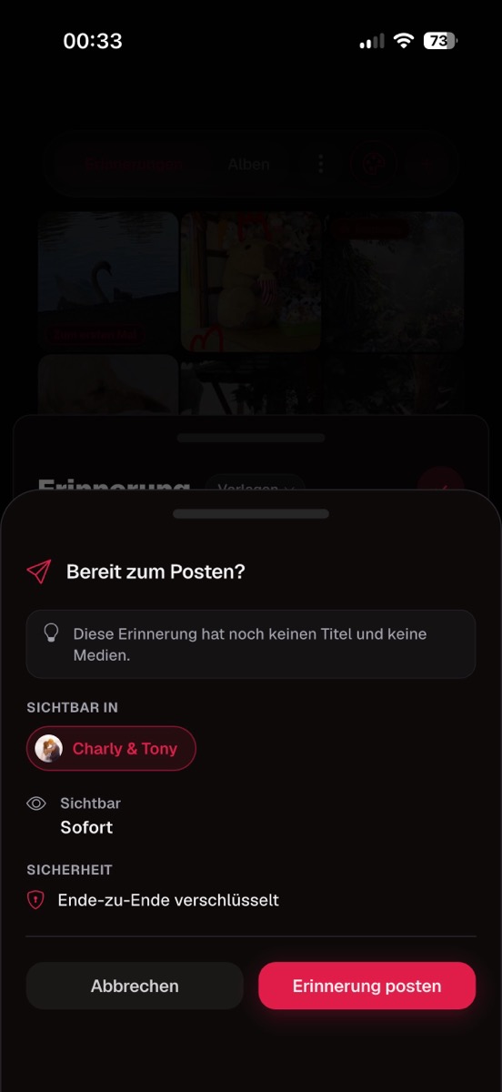 Huddle App Screenshot