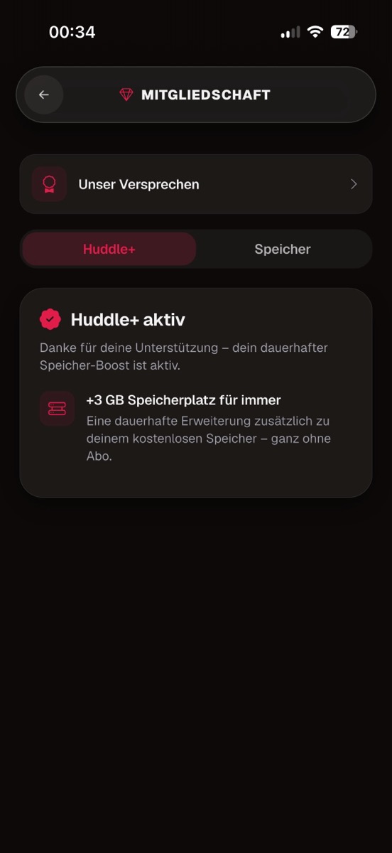 Huddle App Screenshot